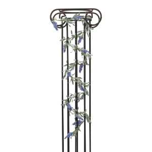 Europalms Blütengirlande, künstlich, blau, 180cm