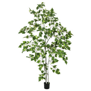 Europalms Birkenbaum, Kunstpflanze, 180cm