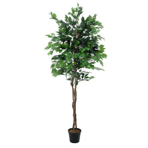 Europalms Ficus-Benjamini Multi-Stamm, Kunstpflanze, 210cm