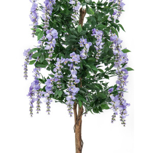 Europalms Goldregenbaum, Kunstpflanze, violett, 150cm