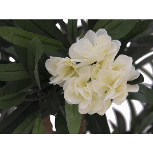 Europalms Oleanderbaum, Kunstpflanze, weiß, 120 cm