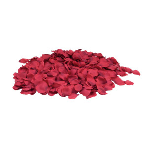 Europalms Rosenblätter, künstlich, rot, 500x