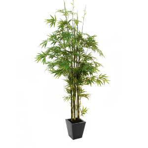 Europalms Bambus Dunkelstamm, Kunstpflanze 240cm