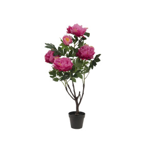 Europalms Pfingstrose, rosé, Kunstpflanze, 90cm