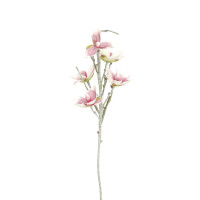 Europalms Magnolienzweig (EVA), künstlich, weiß-rosa
