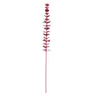 Europalms Kristalleukalyptus, Kunstpflanze, burgund, 81cm...