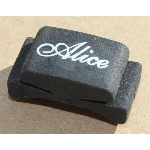 Alice Pickholder A010C Plektrenhalter aus Gummi schwarz