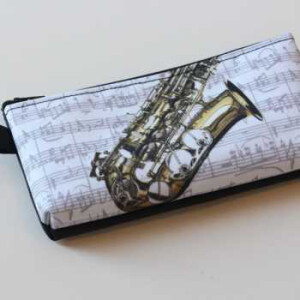 Stift-Etui Saxophon 20x10 cm