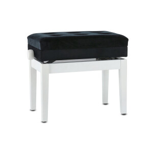 Gewa Pianobank Deluxe Compartment Weiß Matt