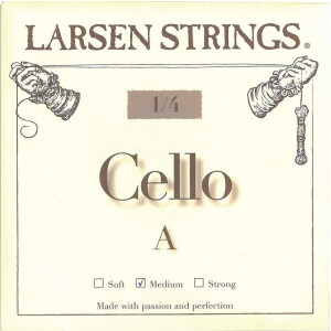 Larsen Cello-Saiten kleine Gr&ouml;&szlig;en 1/4...