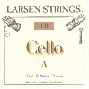 Larsen Cello-Saite kleine Gr&ouml;&szlig;en A 1/8