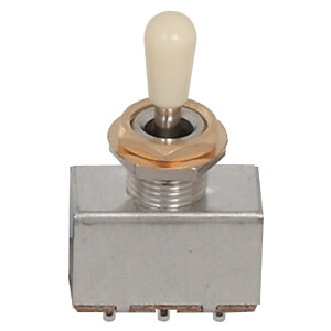Partsland Schalter Toggle Switches Creme Knopf