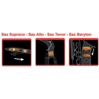 Saxmute Sopran-Saxophon Dämpfer einteilig