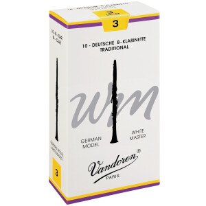 Vandoren White Master Bb-Klarinette 2.5 10er Pack