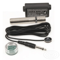Schertler Kontaktmikrofon Schertler BASIK-Road 1,5V AA Batterie-Power-Adapter & 48V Phantom-Power-XLR-Adapter