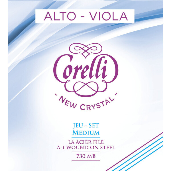 Corelli Viola-Saiten New Crystal Satz 730MB Medium