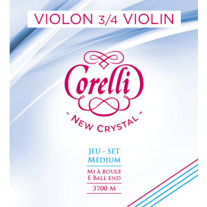 Corelli Violin-Saiten New Crystal 3700M 3/4