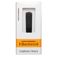 Fiberreed Blatt Sopran Sax Carbon Onyx M