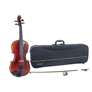 Gewa Violine Ideale-VL2 3/4 mit Setup inkl. Violinkoffer, Carbon Bogen, AlphaYue Saiten