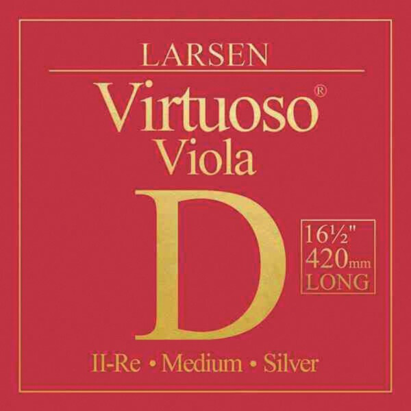 Larsen Viola-Saiten extra-lange 420mm Mensur, medium tension, Satz Kugel medium