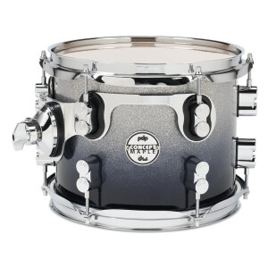 PDP by DW TomTom Concept Maple Silver To Black Sparkle Fade