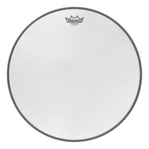 Remo 20&quot; Powerstroke 3 White Suede
