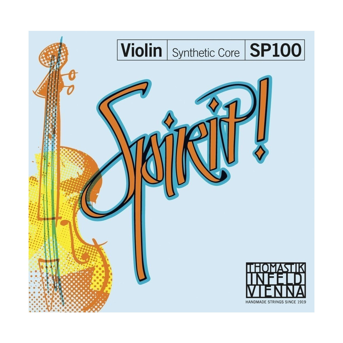 SP100 4/4 Geige Saiten SATZ 4/4 Violin Stringas SET Thomastik SPIRIT 
