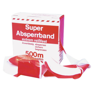 Accessory Absperrband rot/weiß 500mx75mm