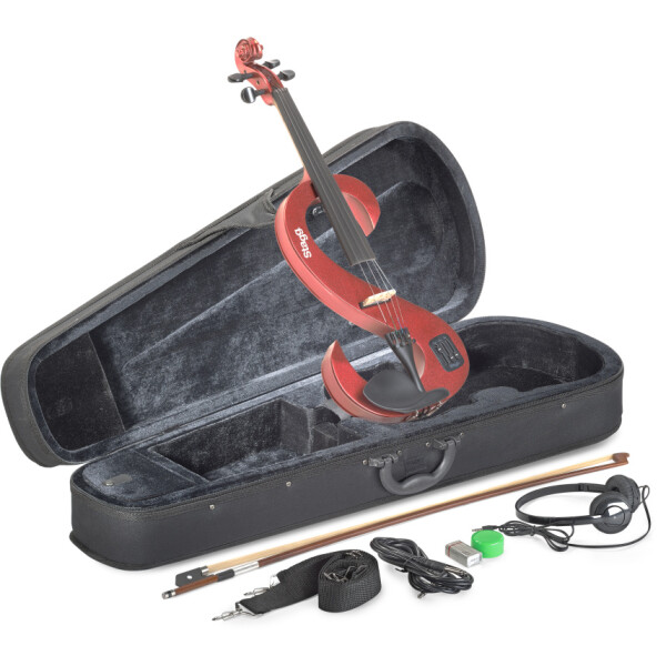 Stagg EVN 4/4 MRD E-Violinen Set