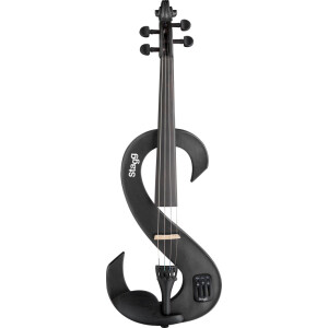 Stagg EVN 4/4 MBK E-Violinen Set