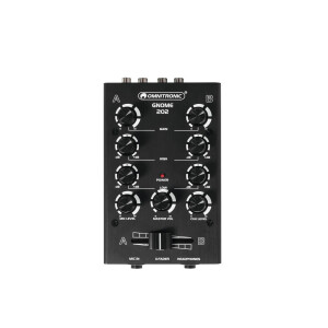 Omnitronic GNOME-202 Mini-Mixer schwarz