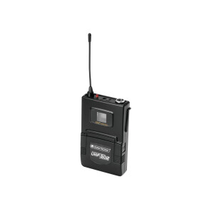 Omnitronic UHF-502 Taschensender 823-832MHz, inkl. Lavalier (CH B orange)