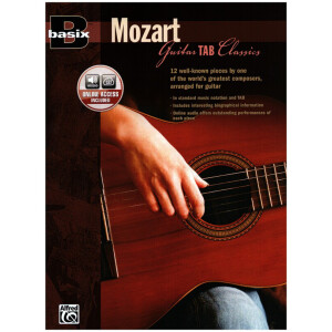 Basix Mozart (+Online Audio) Guitar tab classics