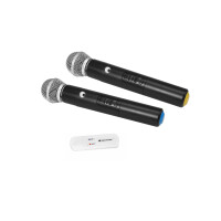 Omnitronic UWM-2HH USB Funkmikrofon-Set mit zwei Handmikrofonen