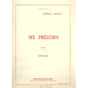 6 préludes pour guitare