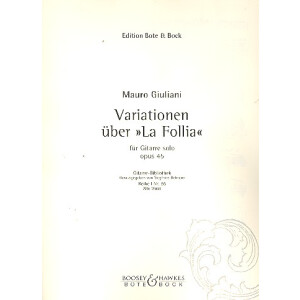Variationen &uuml;ber La Folia op.45
