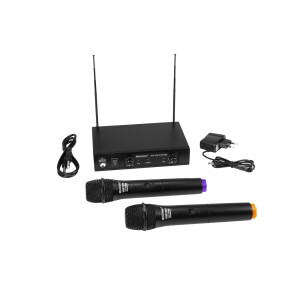 Omnitronic VHF-102 Funkmikrofon-System 212.35/200.10MHz