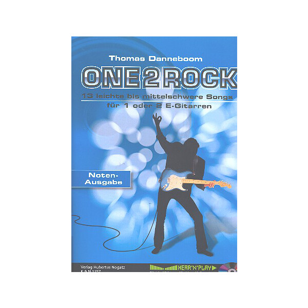 One 2 Rock (+CD) für 1 oder 2 E-Gitarren