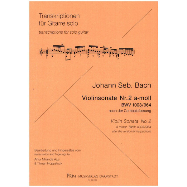 Violinsonata Nr.2 a-Moll BWV1003/964