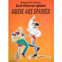 2 Gitarren spielen Musik aus Spanien