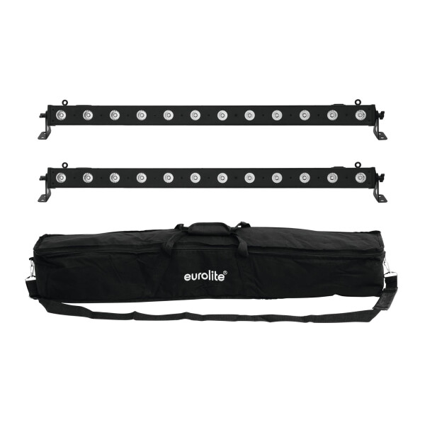Eurolite Set 2x LED BAR-12 QCL RGBW + Soft Bag
