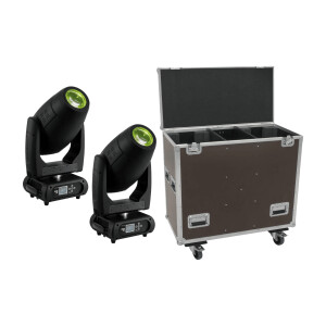 Eurolite Set 2x DMH-300 CMY Moving-Head + Case