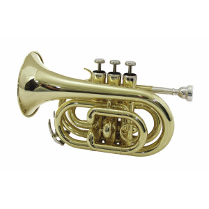 Dimavery TP-300 B-Pocket-Trompete, gold