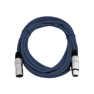Omnitronic XLR Kabel 3pol 5m bl