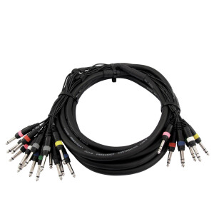Omnitronic Snake-Kabel 8xKlinke/16xKlinke mono 15m