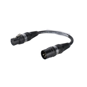 Sommer Cable Adapterkabel 3pol XLR(M)/5pol XLR(F) sw