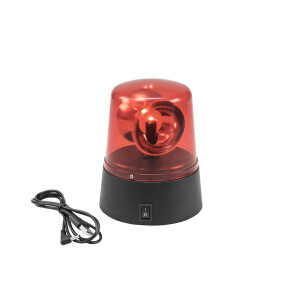 Eurolite LED Mini-Polizeilicht rot USB/Batterie