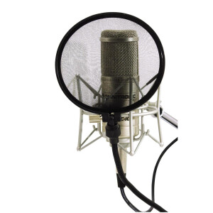 Omnitronic Mikrofon-Popfilter schwarz